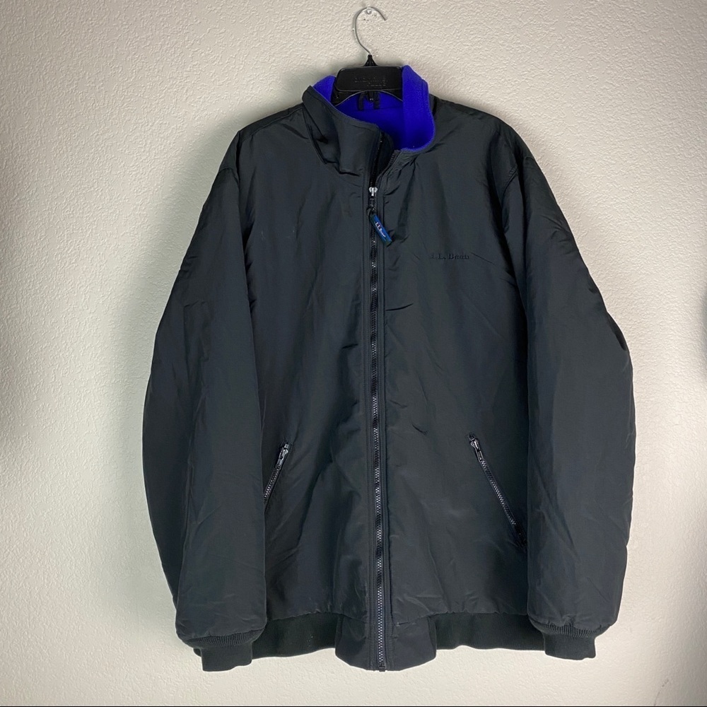 LL Bean Warm Up Jacket Vintage Size XL